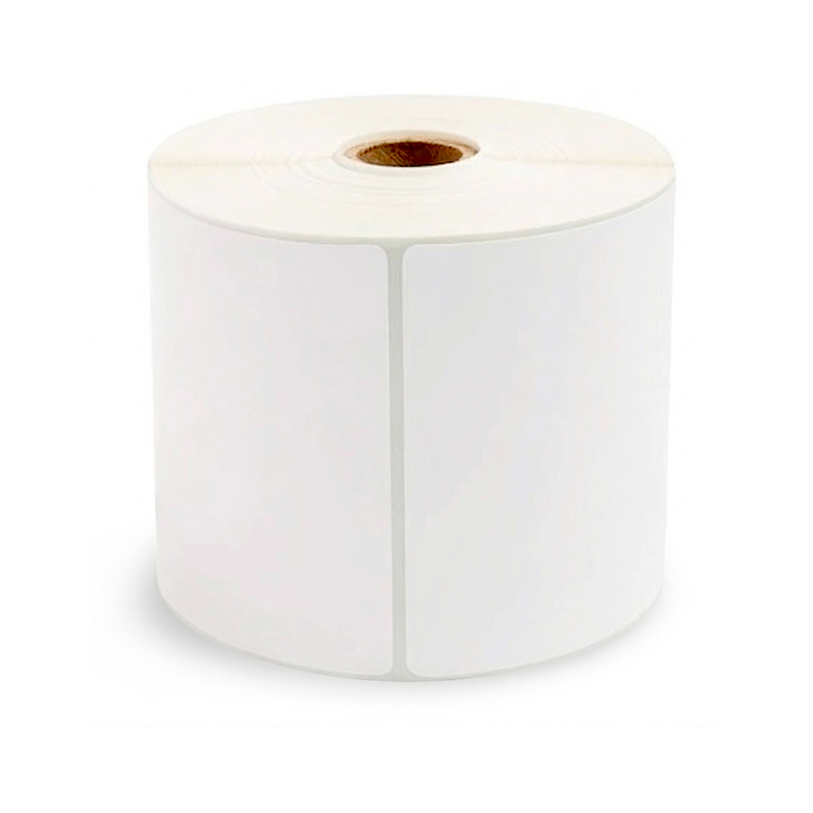 Baltos terminės etiketės 100x150 mm 500vnt.